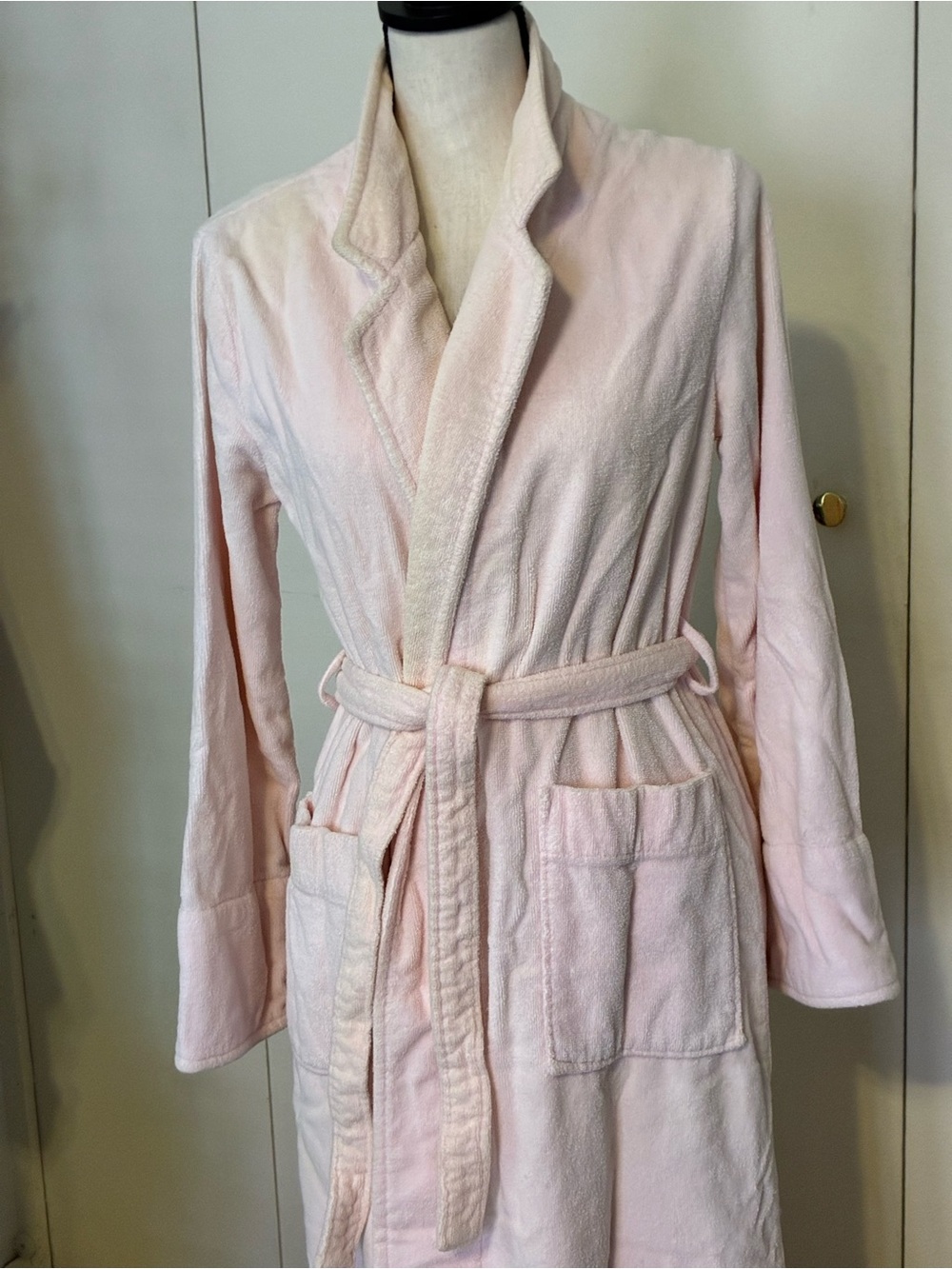 Vintage Brooks Brothers Ladies Long All Cotton, Absorbent Terry Cloth Robe - Picture 5 of 13